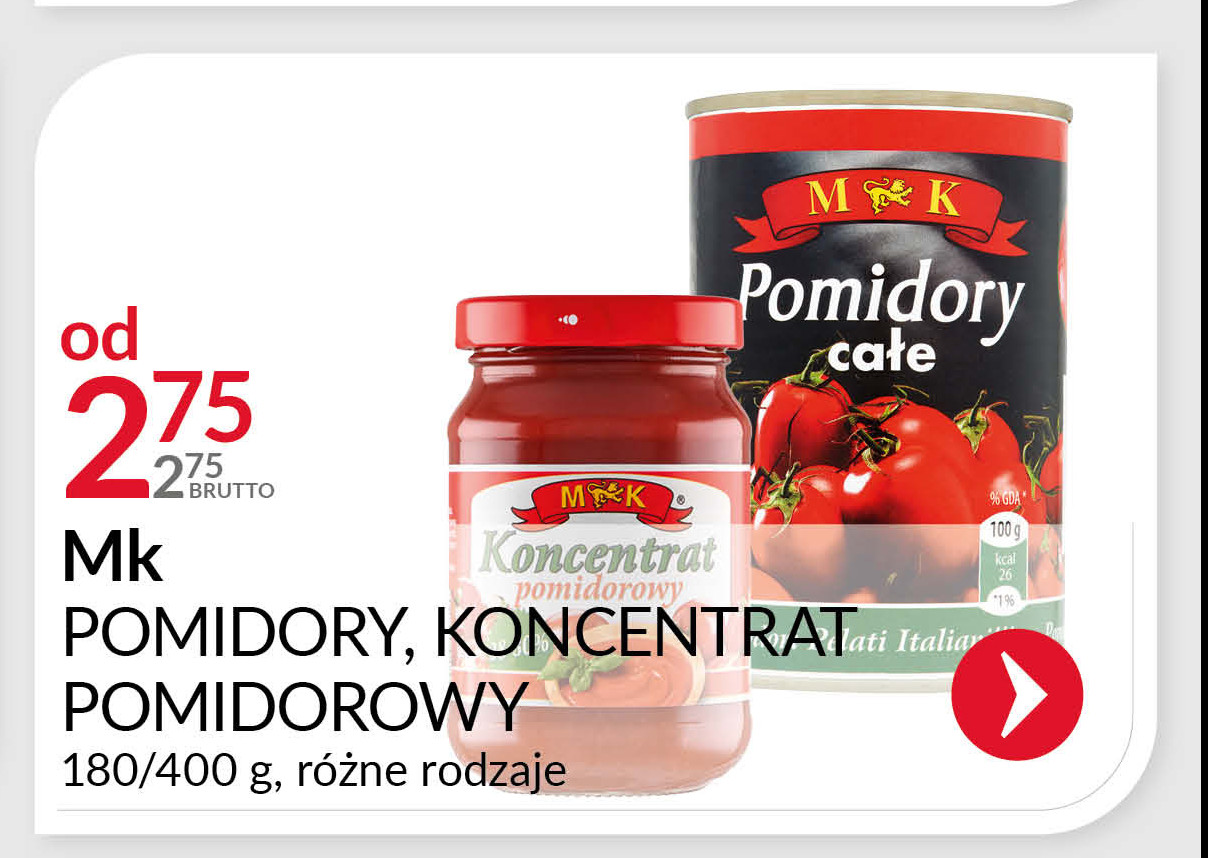 KONCENTRAT POMIDOROWY 30%