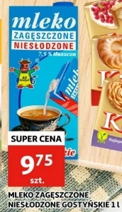 MLEKO ZAGĘSZCZONE NIESŁODZONE