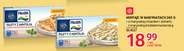 FILETY Z MINTAJA Z MARYNATĄ ŚRÓDZIEMNOMORSKĄ