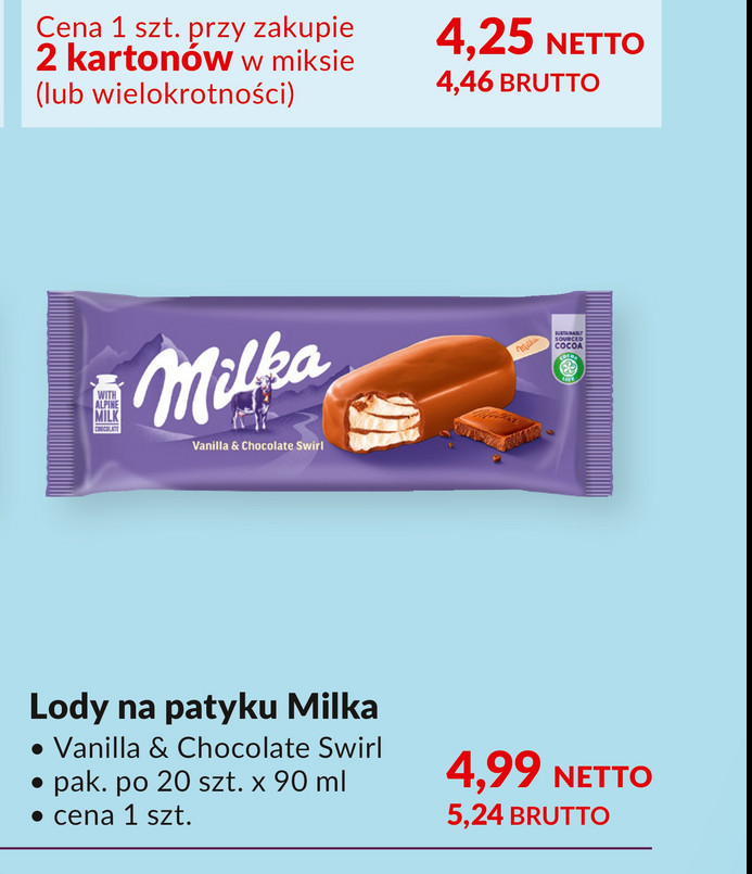 Lód vanilla & chocolate swirl picture