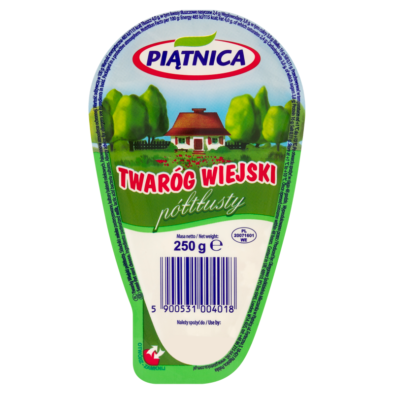 TWARÓG WIEJSKI PÓŁTŁUSTY
