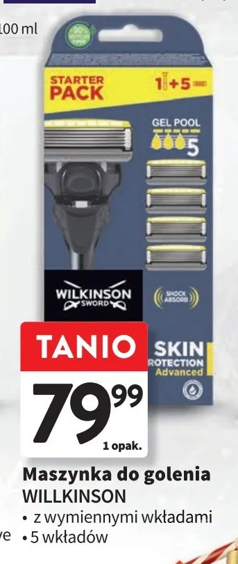 MASZYNKA DO GOLENIA + 5 WKŁADÓW