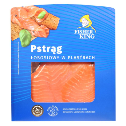 PSTRĄG ŁOSOSIOWY WĘDZONY NA ZIMNO