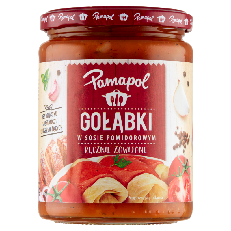 GOŁĄBKI W SOSIE POMIDOROWYM