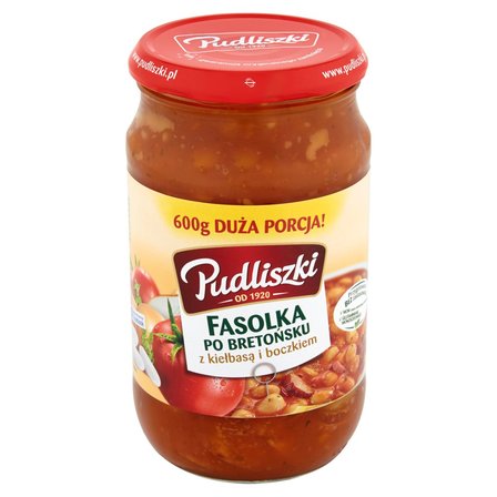 FASOLKA PO BRETOŃSKU Z KIEŁBASĄ I BOCZKIEM