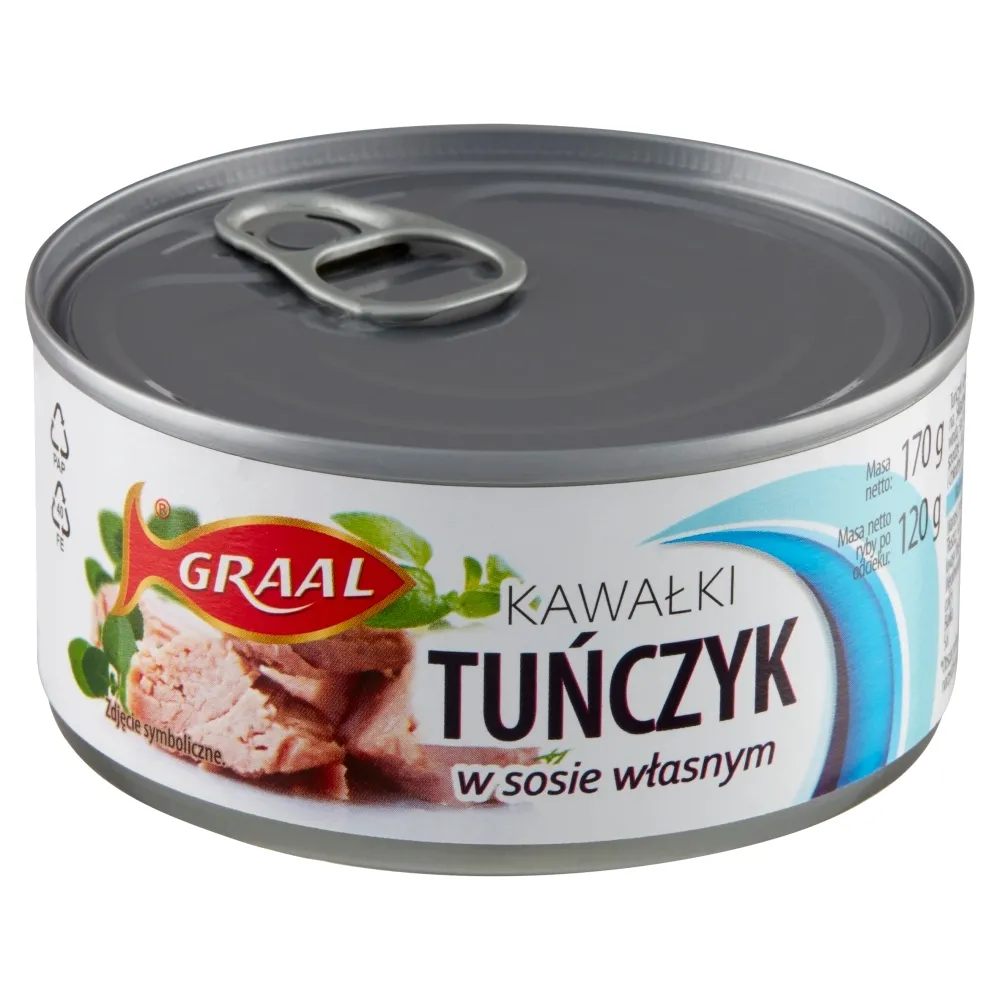 TUŃCZYK KAWAŁKI W SOSIE WŁASNYM