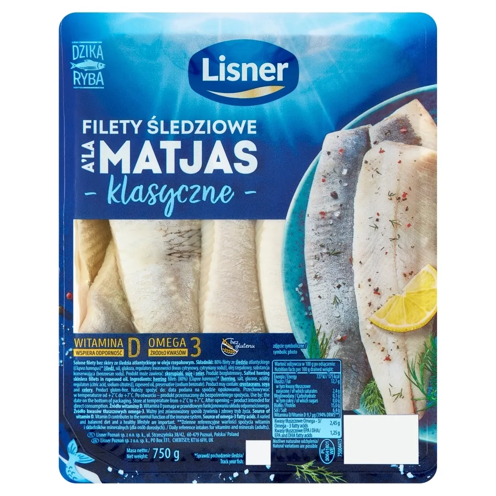 FILETY ŚLEDZIOWE A'LA MATJAS KLASYCZNE