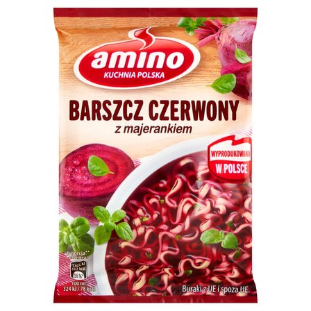 BARSZCZ CZERWONY Z MAJERANKIEM