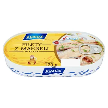 FILETY Z MAKRELI W OLEJU
