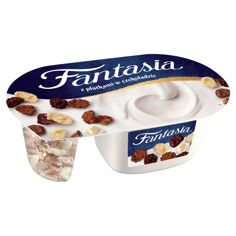 JOGURT Z PŁATKAMI W CZEKOLADZIE