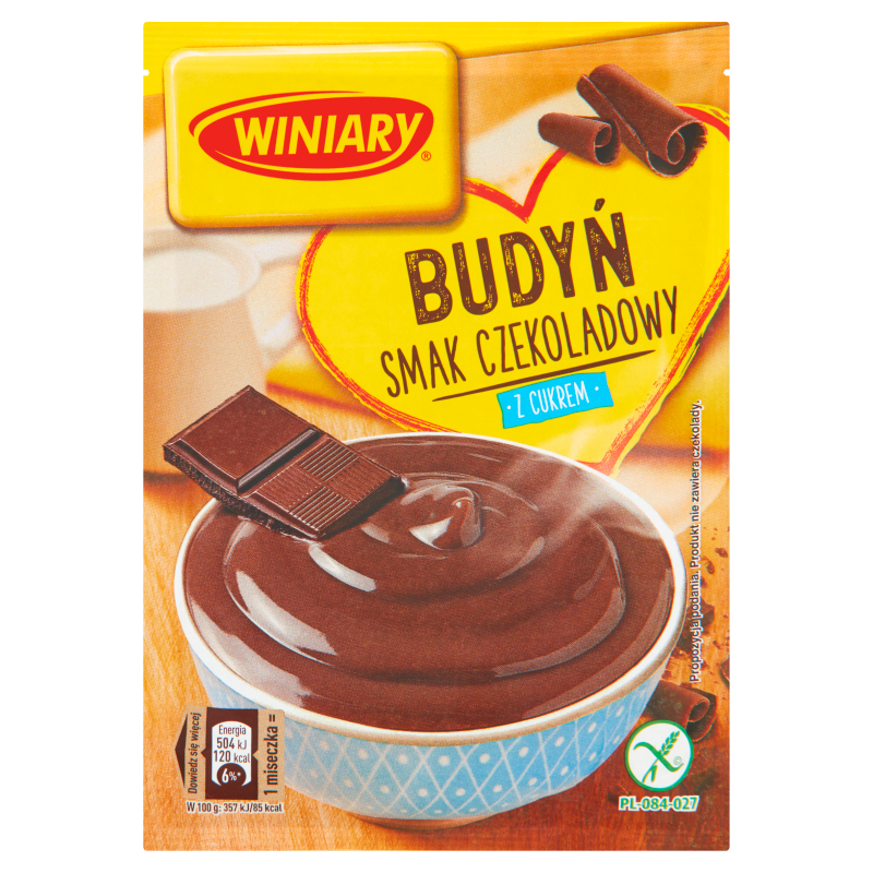 BUDYŃ CZEKOLADOWY Z CUKREM