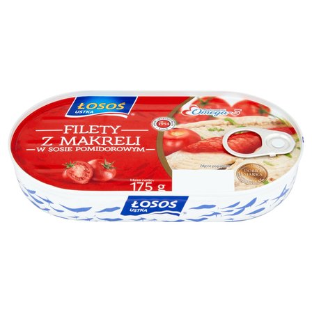 FILETY Z MAKRELI W SOSIE POMIDOROWYM