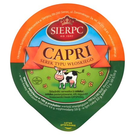 SEREK TYPU WŁOSKIEGO CAPRI