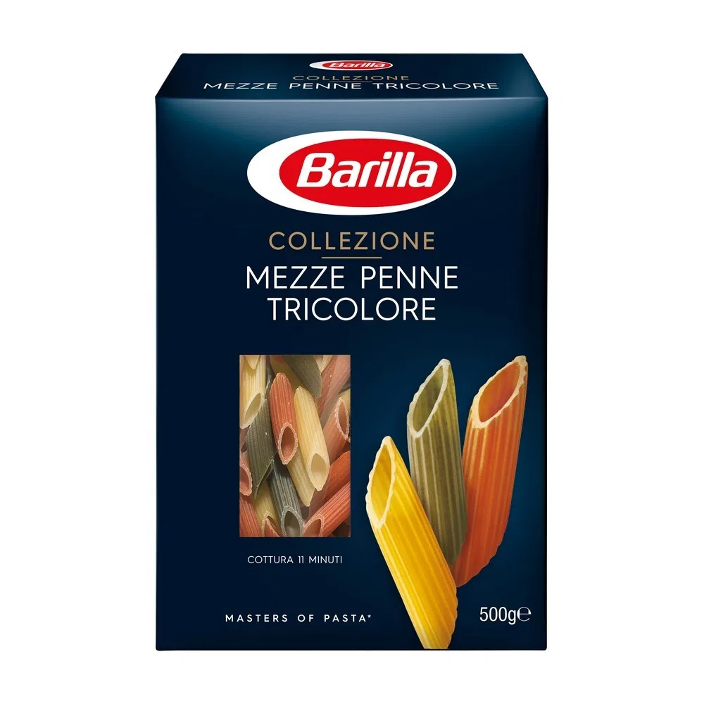 MEZZE PENNE TRICOLORE LA COLLEZIONE